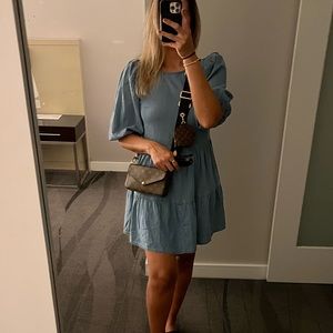 Express Mini Chambray Dress